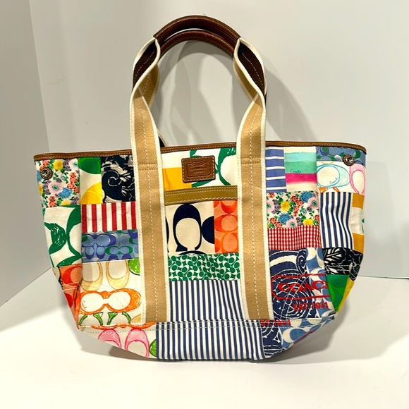Colorful Coach Handbag - Picture 1 of 5